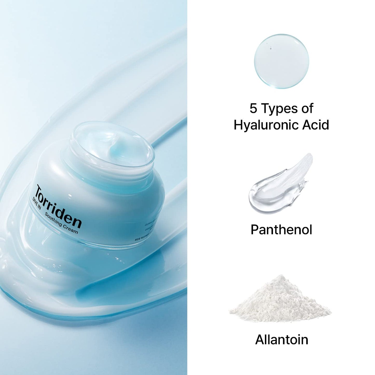 Torriden - DIVE-IN Low Molecular Hyaluronic Acid Soothing Cream [100ml]