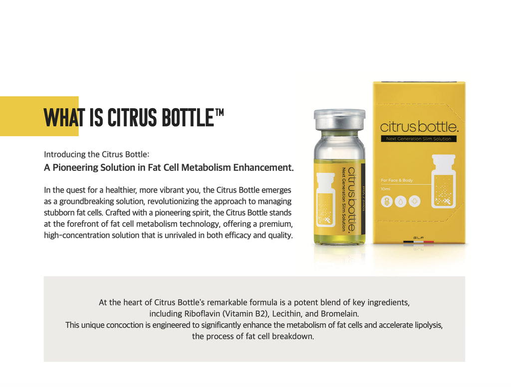 Citrus Bottle – Lipolysis Solution