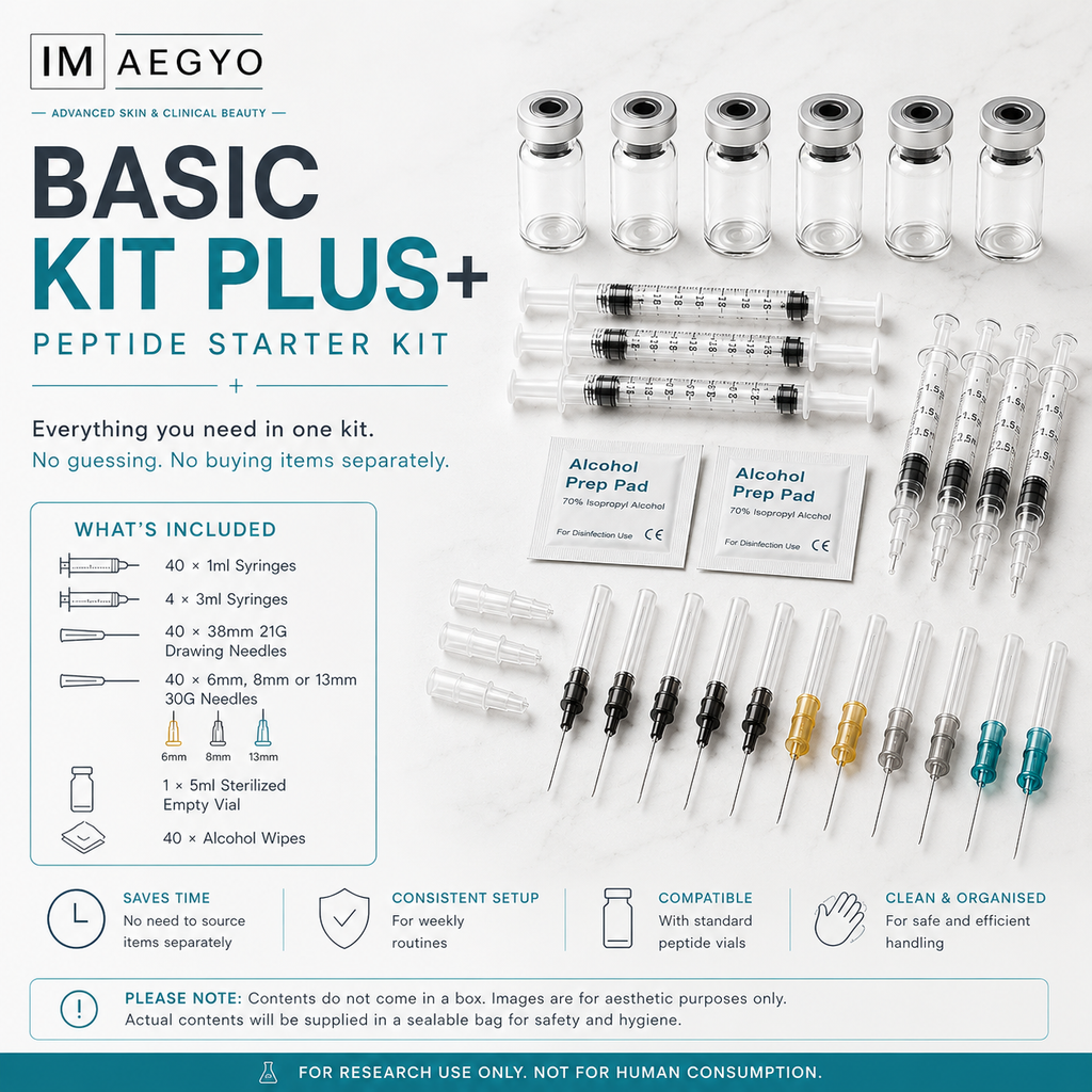 buy peptide injection starter kit Australia. Syringes and needles for peptide.