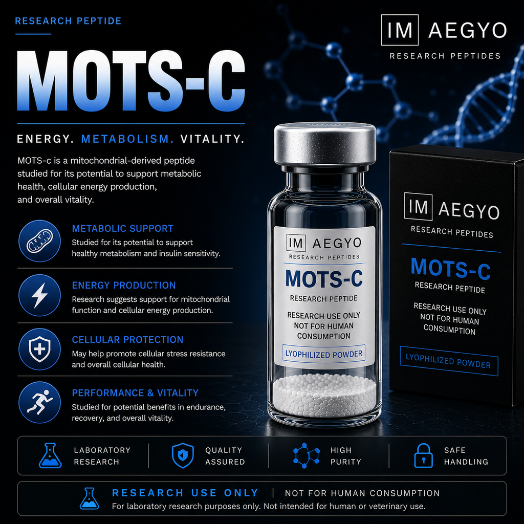 MOTS-C Peptide 10mg Australia | Mitochondrial & Metabolic Research Peptide
