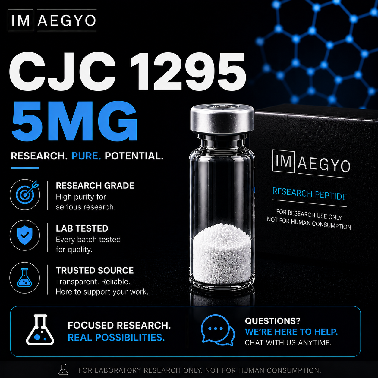 CJC-1295 no DAC Peptide 5mg Australia | Research Peptide