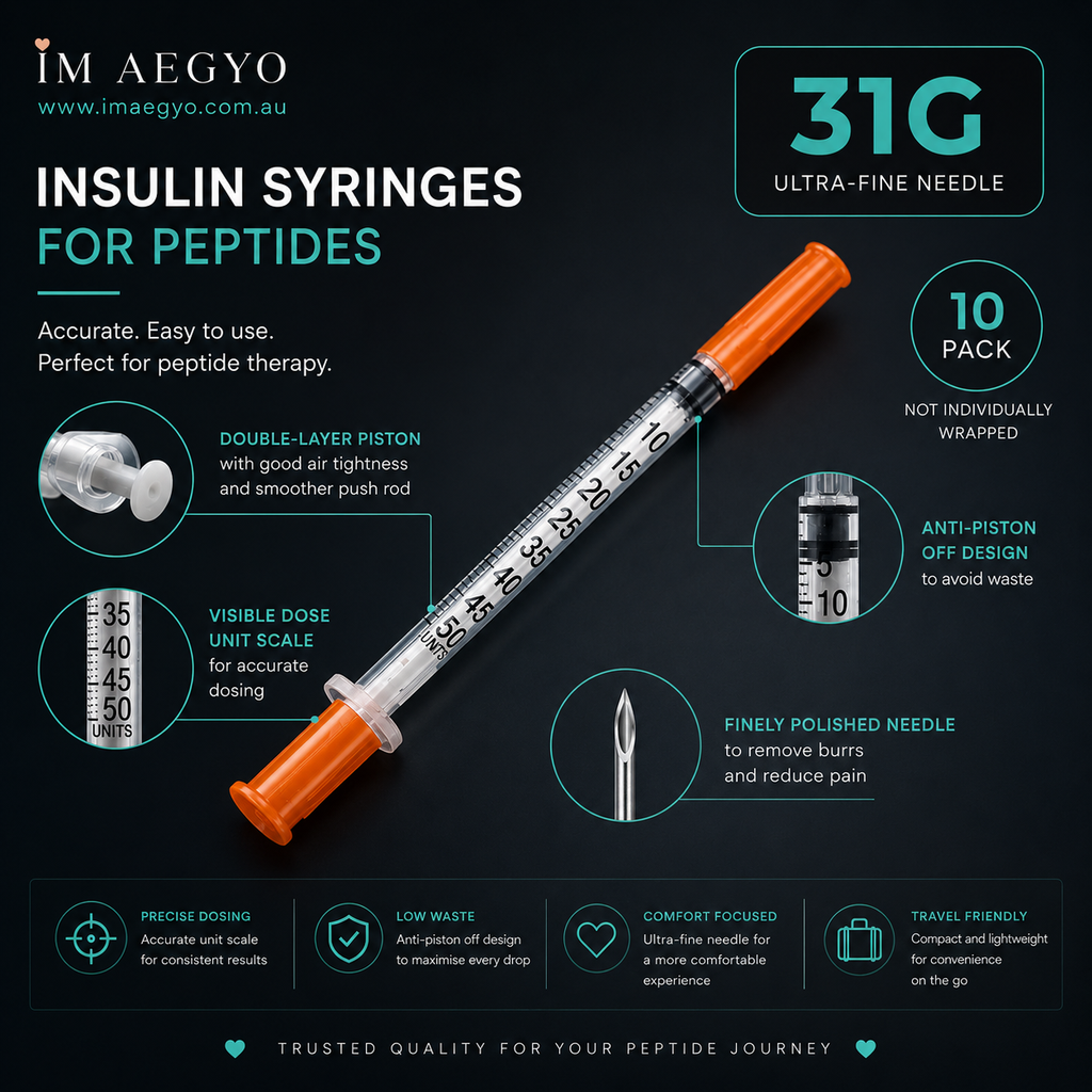 BD Ultra-Fine Syringes 0.5ml 0.25mm 31g x 6mm