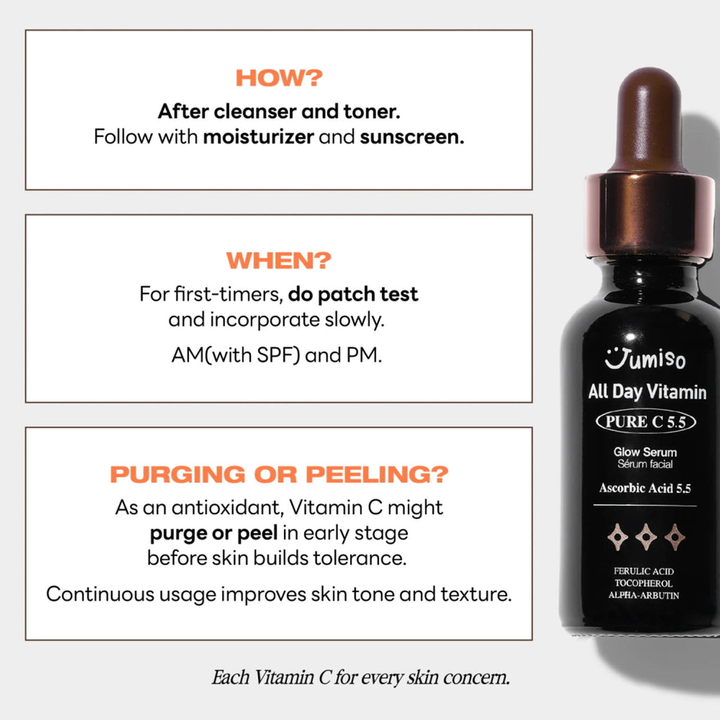 JUMISO - All Day Vitamin Pure C 5.5 Glow Serum [30ml]