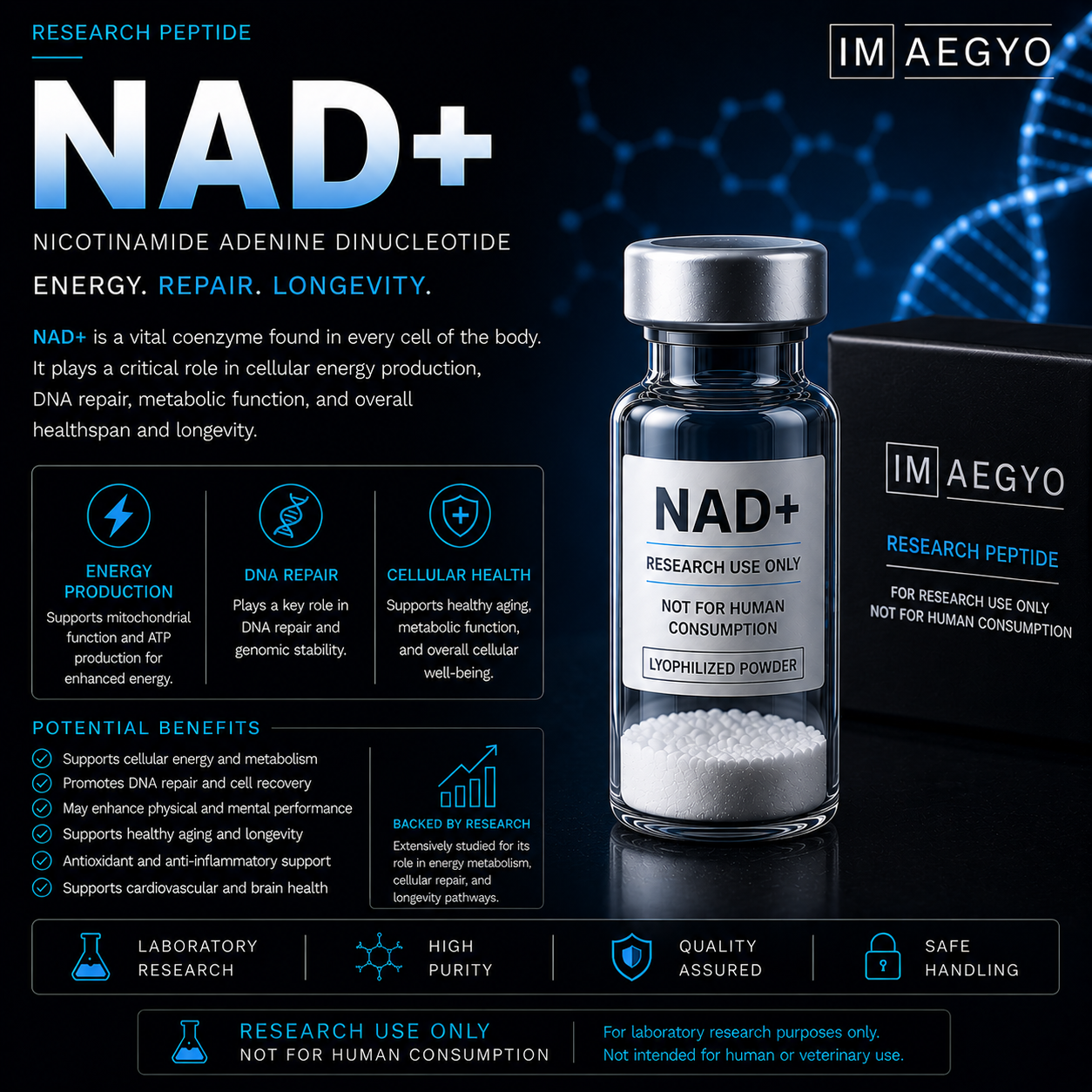 NAD+ peptide Australia metabolic and mitochondrial pathway research
