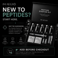 Peptide Starter Kit Australia with syringes needles alcohol wipes and preparation supplies from IM AEGYO