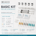 Basic peptide starter kit Australia with 20 syringes and preparation supplies