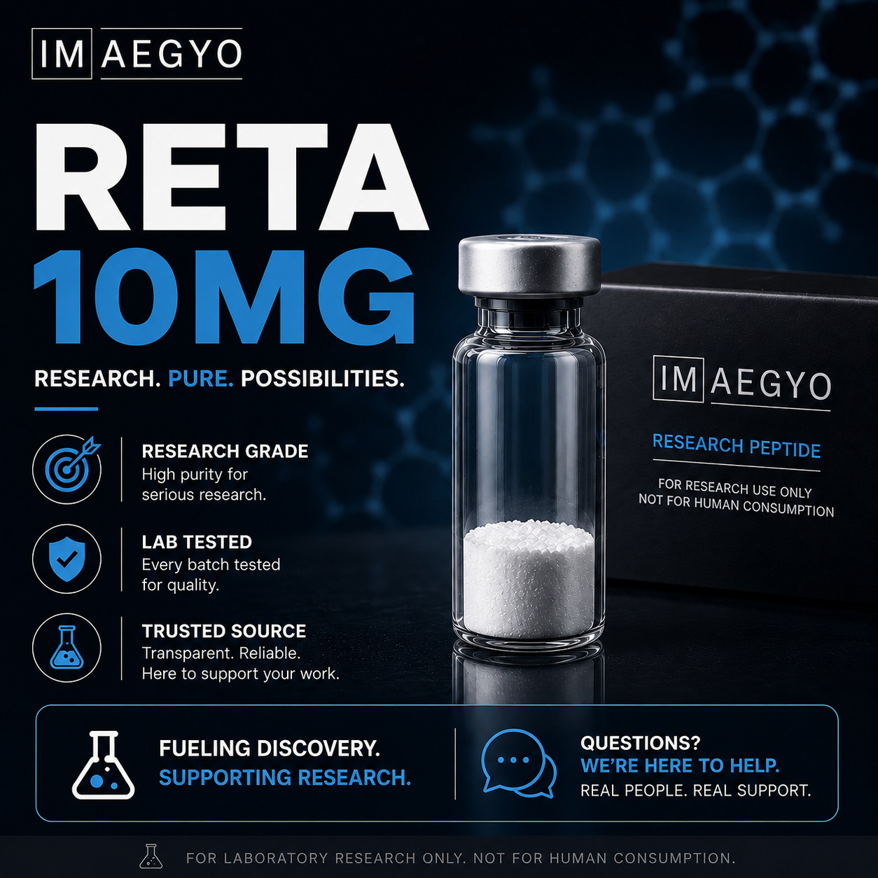 Retatrutide Peptide 10mg metabolic research peptide available in Australia