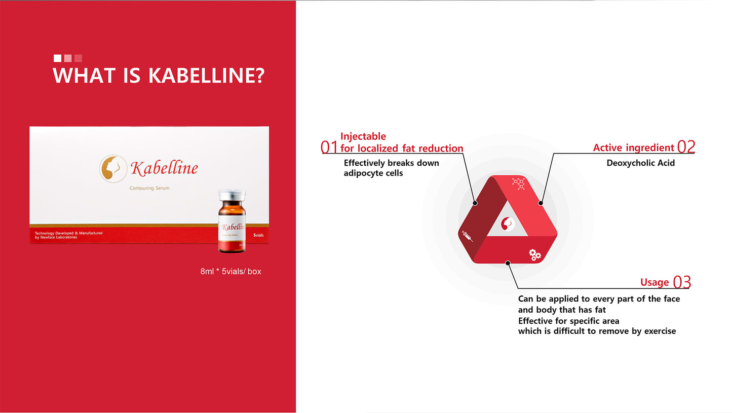 Kabelline Lipolysis Solution (8ml x 5 vials)