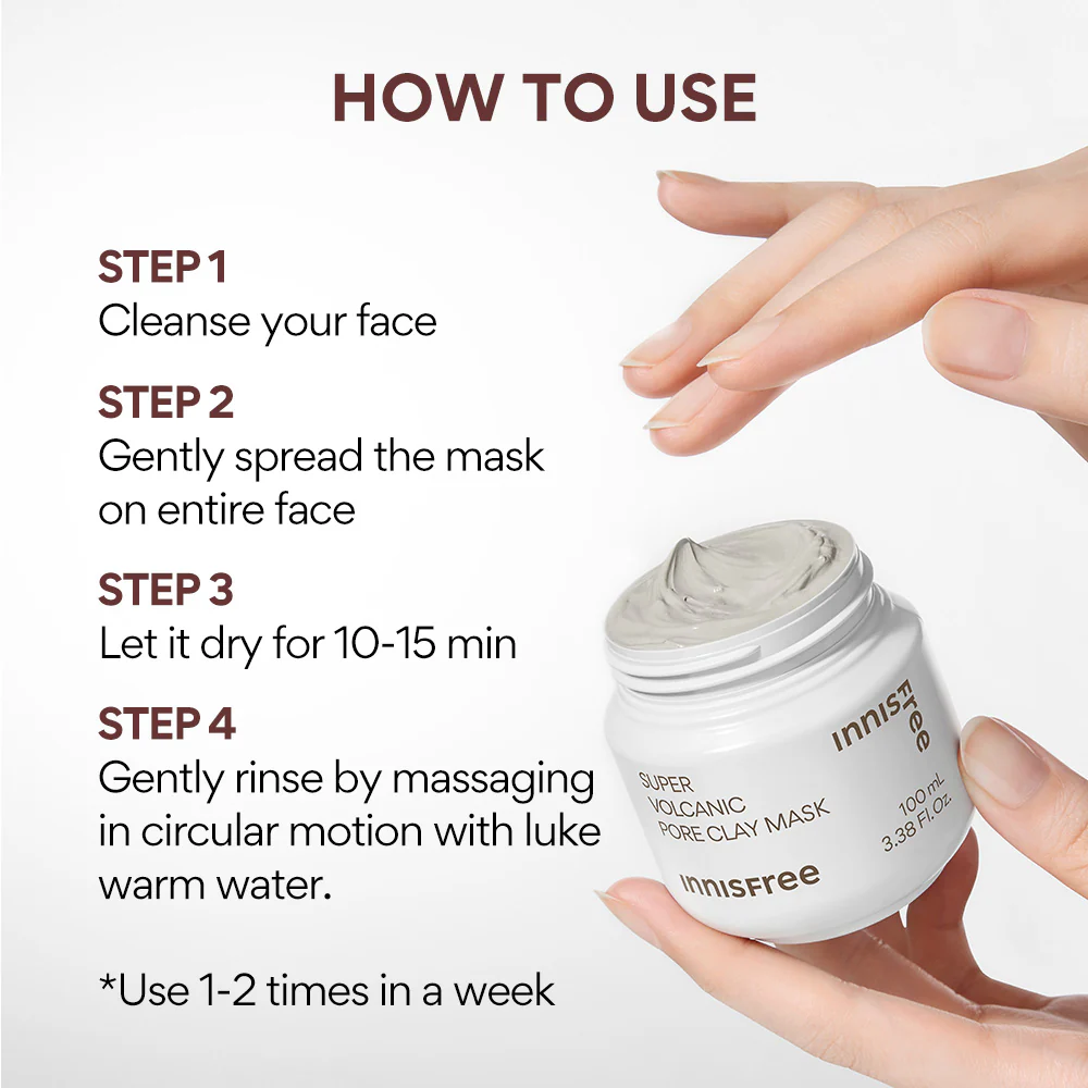 Innisfree - Super Volcanic Pore Clay Mask [100ml]