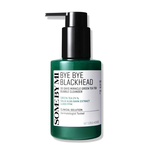 SOME BY MI Bye Bye Blackhead 30 Days Miracle Green Tea Tox Bubble Cleanser [120g]