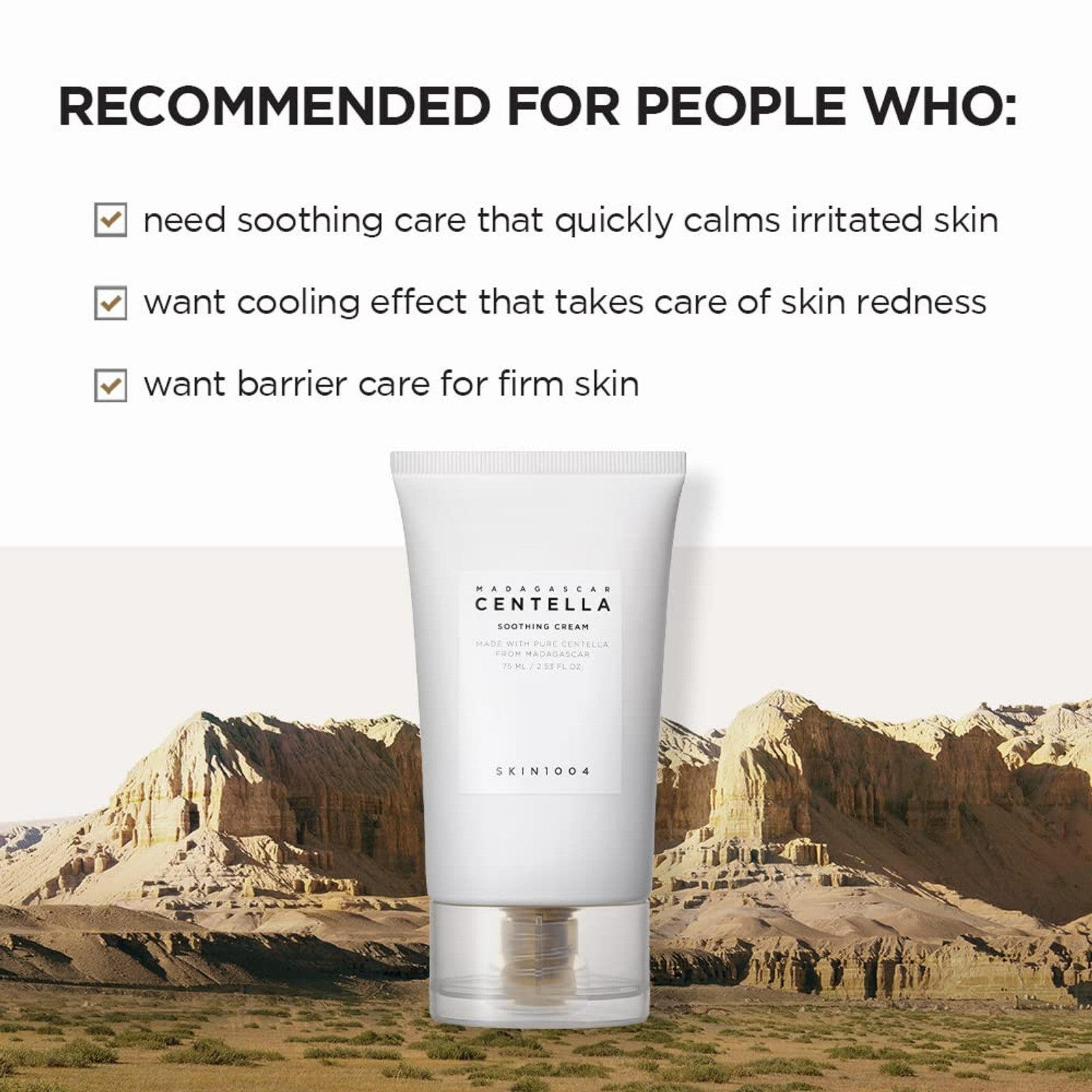 SKIN1004 - Madagascar Centella Soothing Cream [75ml]