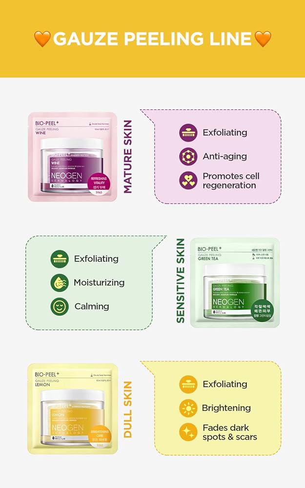 NEOGEN - Dermalogy Bio-peel Gauze Peeling Wine [1 pc]