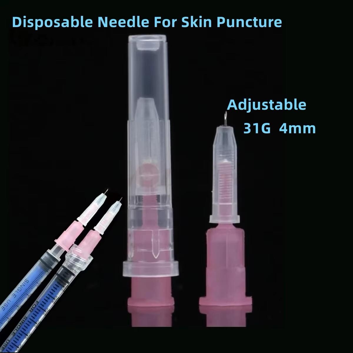 31G Adjustable Depth Disposable Needle (0–4mm) [5 needles]