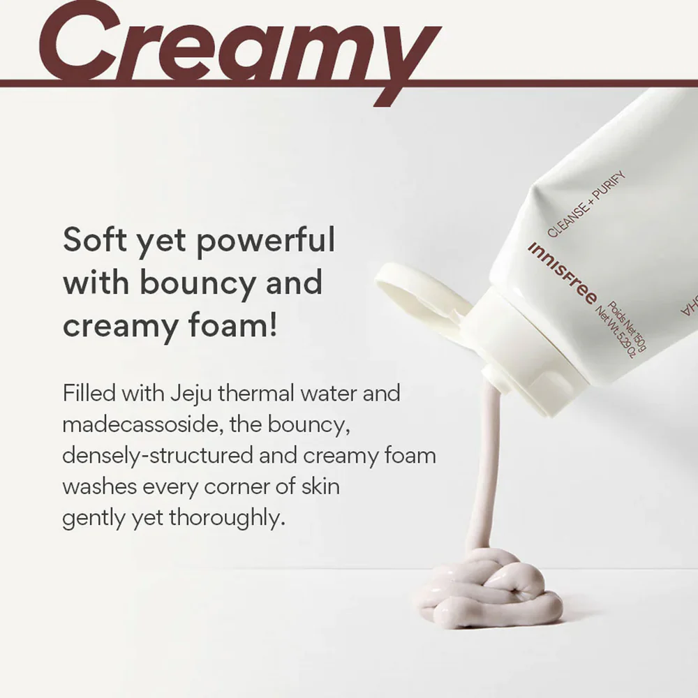 innisfree volcanic bha pore cleansing foam