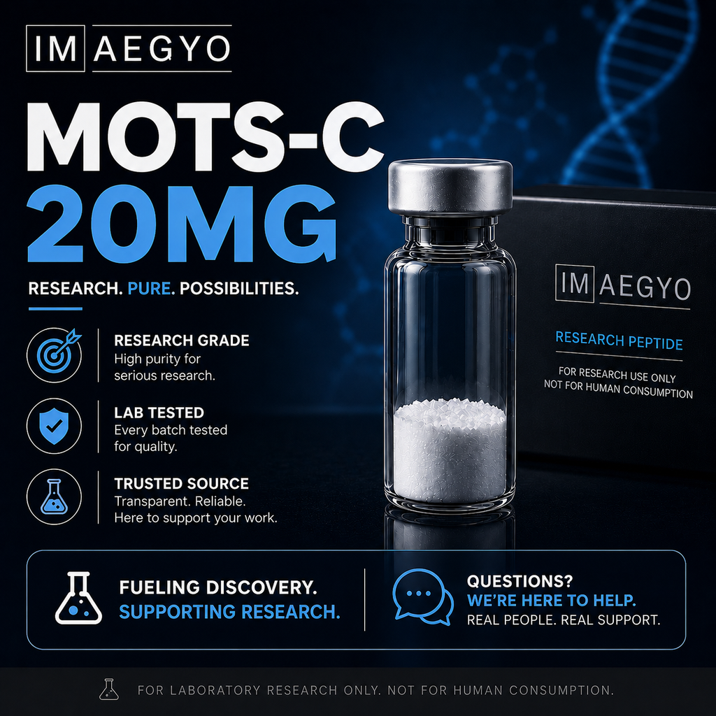 MOTS-C Peptide 20mg mitochondrial metabolic research peptide Australia WA stock